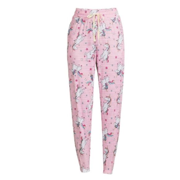 UNICORN WOMEN'S SLEEP Jogger Lounge Pajama Pants Size L - Picture 1 of 6